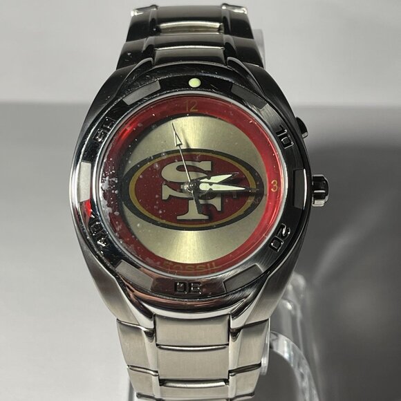 San Francisco 49ers NFL Stainless-Steel Kaleido Watch by Fossil NEW (RARE) - Picture 6 of 7